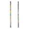 Rainbow Reconstituted Hematite Tube Beads, 8mm by Bead Landing&#x2122;